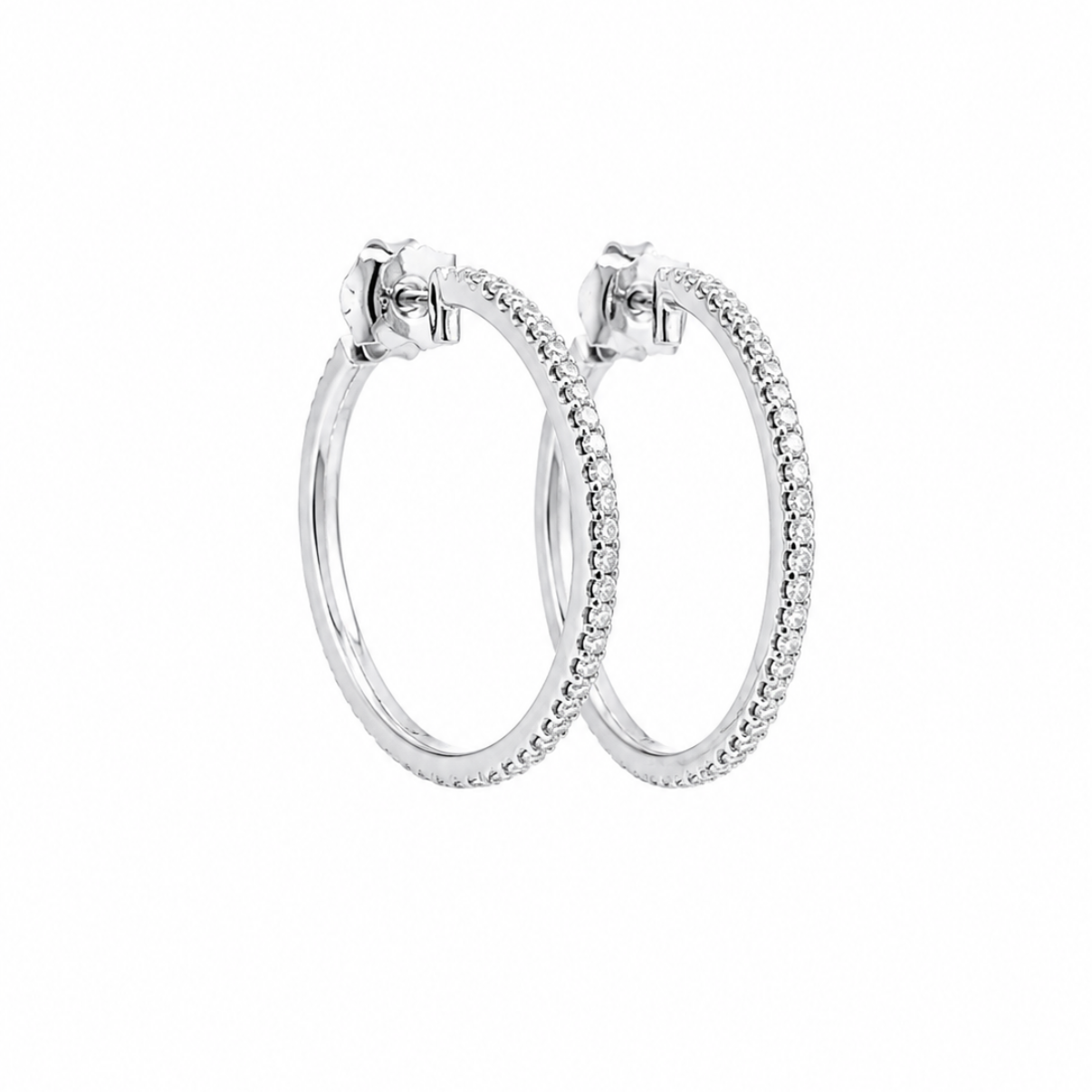 Aros argollas plata AP043 - Imagen 4