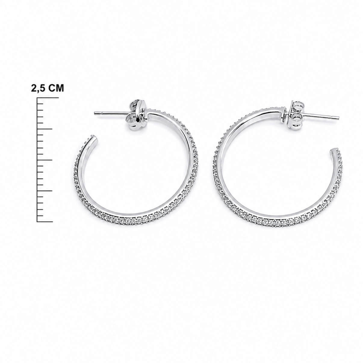 Aros argollas plata AP043 - Imagen 5