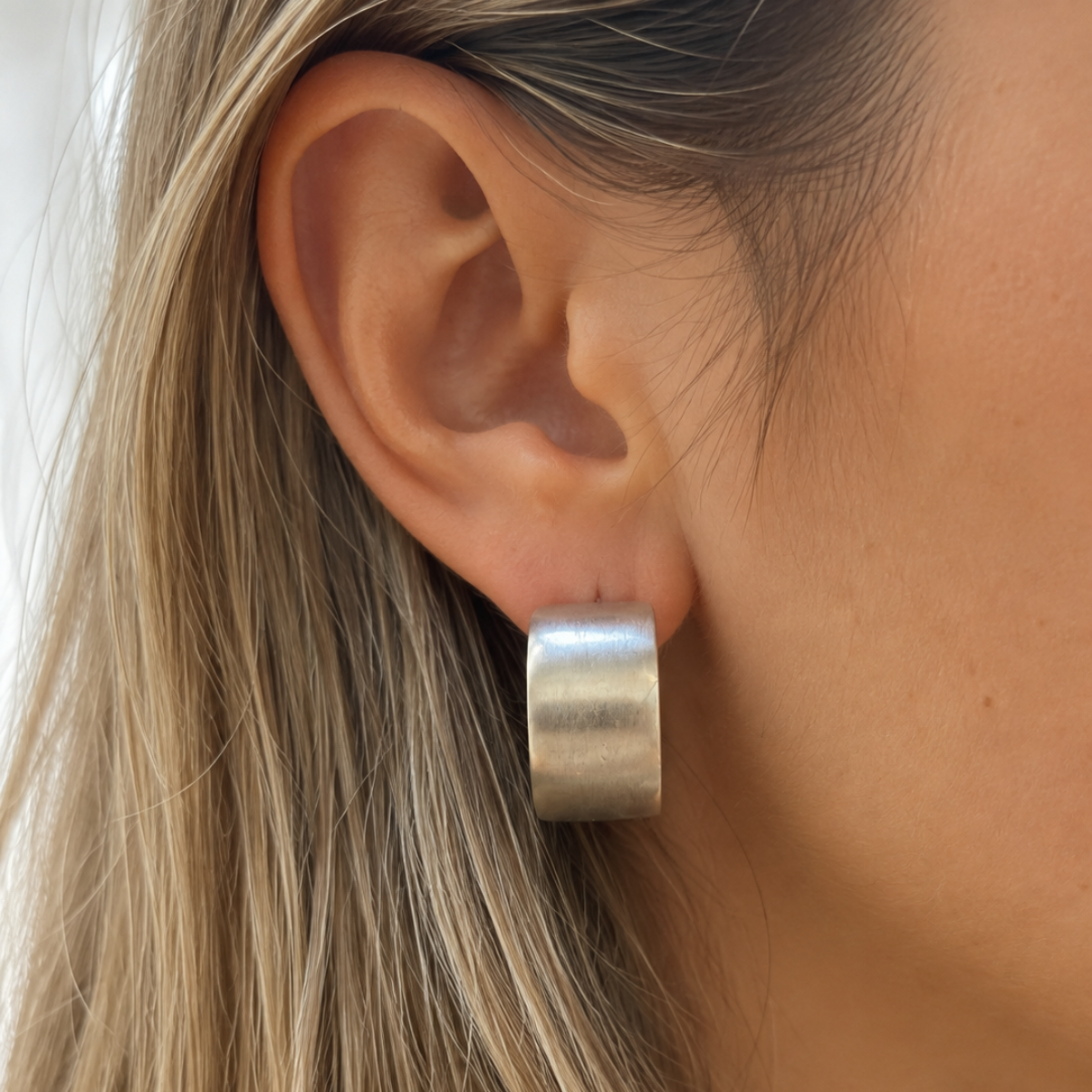 Aros argollas plata 950 AP044 - Imagen 4