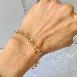 PULSERA ORO 18KILATES PLOM003