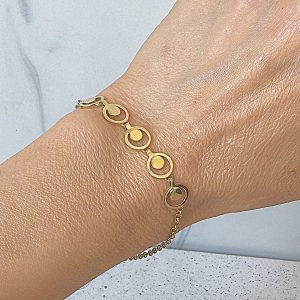 PULSERA DE ORO SLB008