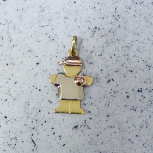 COLGANTE NIÑO ORO 18K CCP045