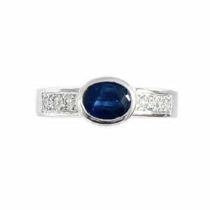 ANILLO ORO BLANCO AOB006